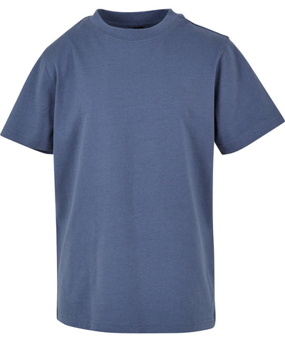Camiseta bsica para nios | Azul Antiguo