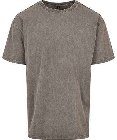 Camiseta extragrande de lavado cido pesado | Asfalto