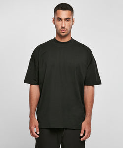 Camiseta de cuello alto extragrande | Negro