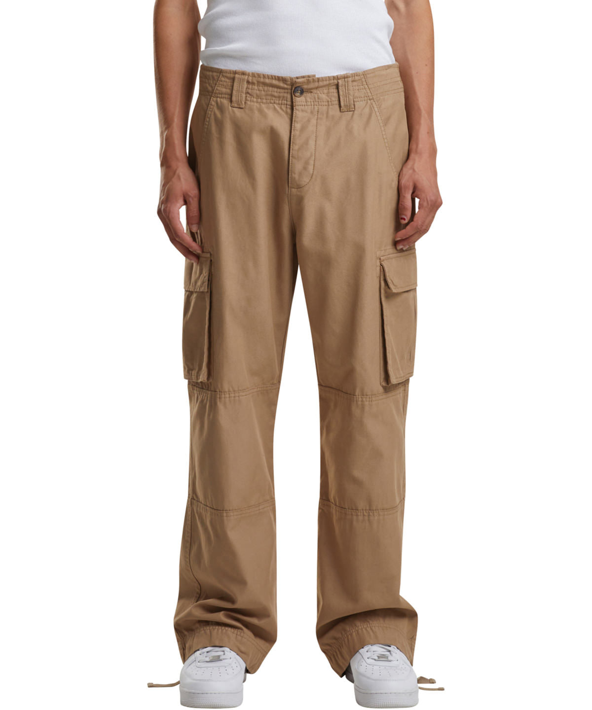 Pantalones cargo clsicos | Beige