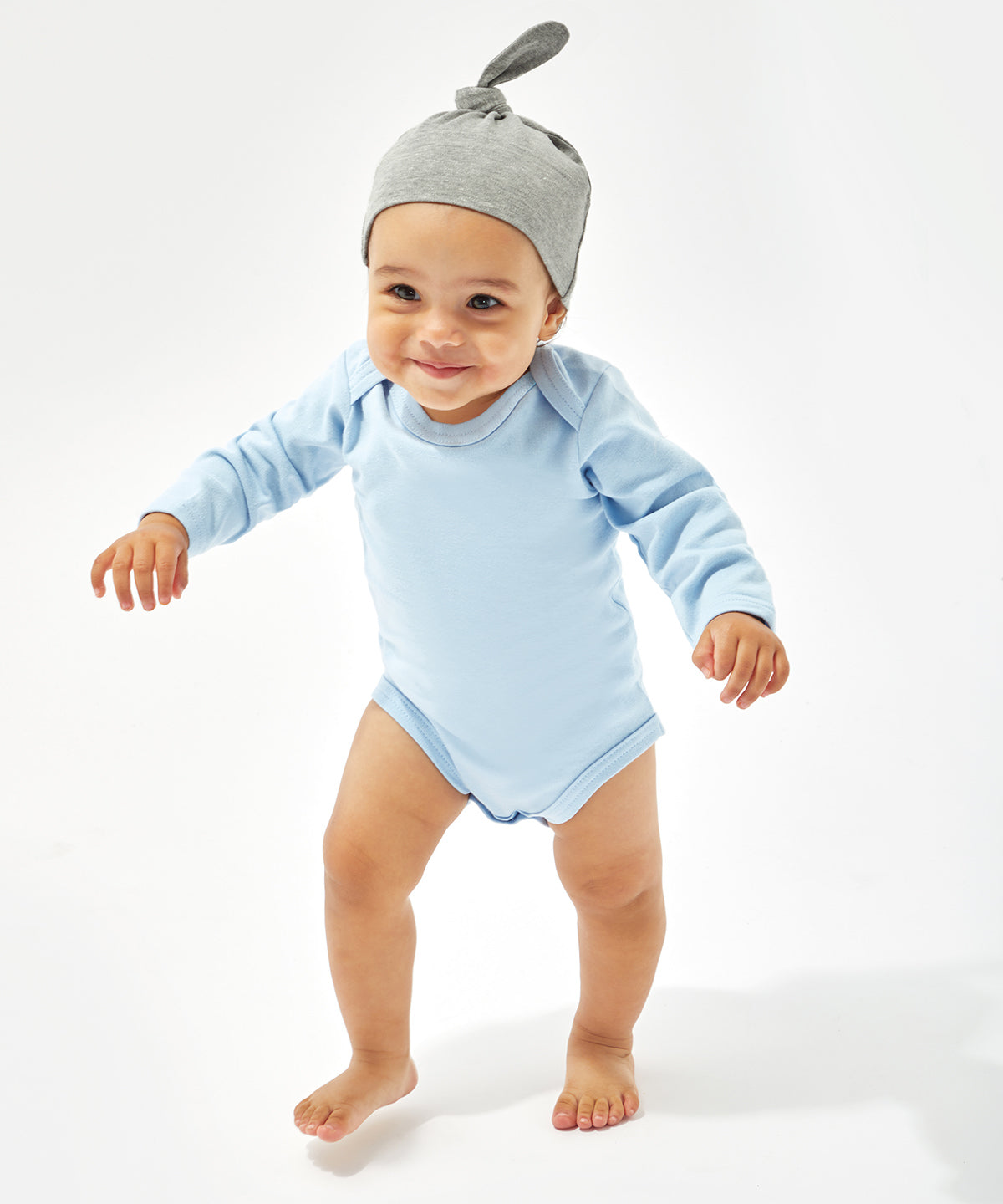 Gorro de beb con un nudo | Negro
