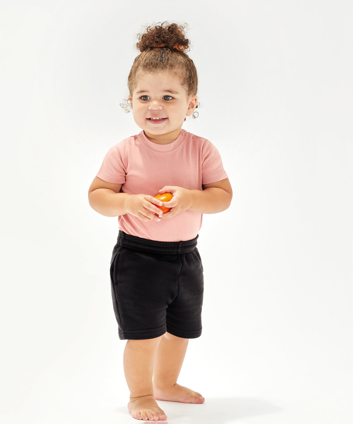 Pantalones cortos esenciales para beb | Gris Jaspeado - Gris Jaspeado Claro