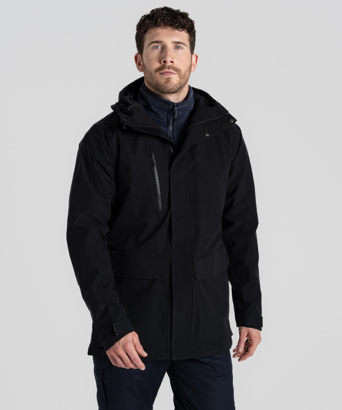 Chaqueta larga elstica Expert Kiwi Pro | Negro
