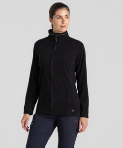 Chaqueta de forro polar Expert para mujer Miska 200 | Negro