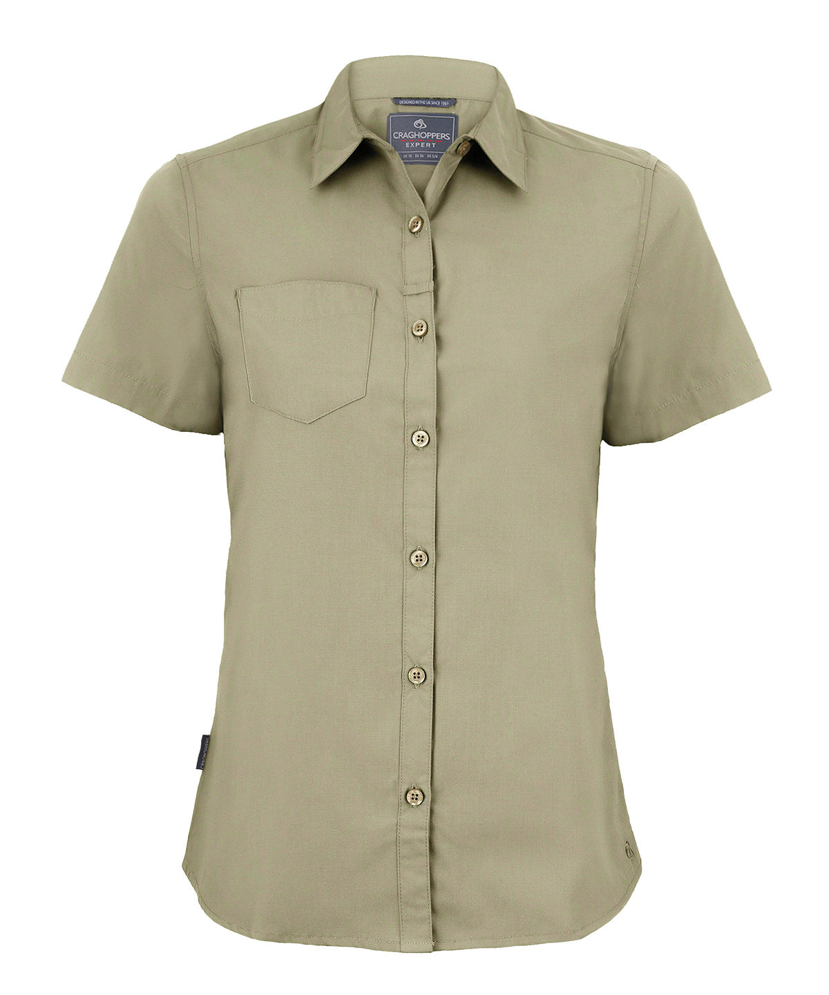 Camisa de manga corta Kiwi para mujer Expert | Guijarro