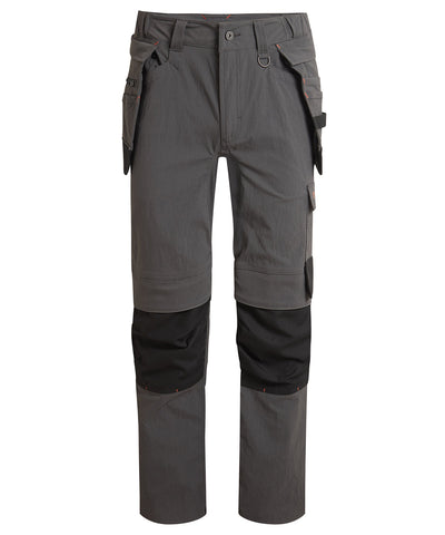 Pantalones de trabajo Sheffield stretch holster | Gris Carbn/Negro