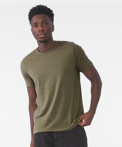 Camiseta de ante unisex | Negro Slido Mezclado