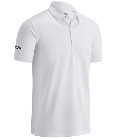 Polo slido con tecnologa Swing Tech | Blanco Brillante