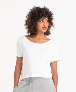 Camiseta de EcoViscosa Daintree para mujer | Negro Profundo