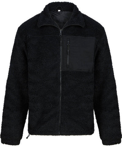 Forro polar de sherpa reciclado | Gris Oscuro