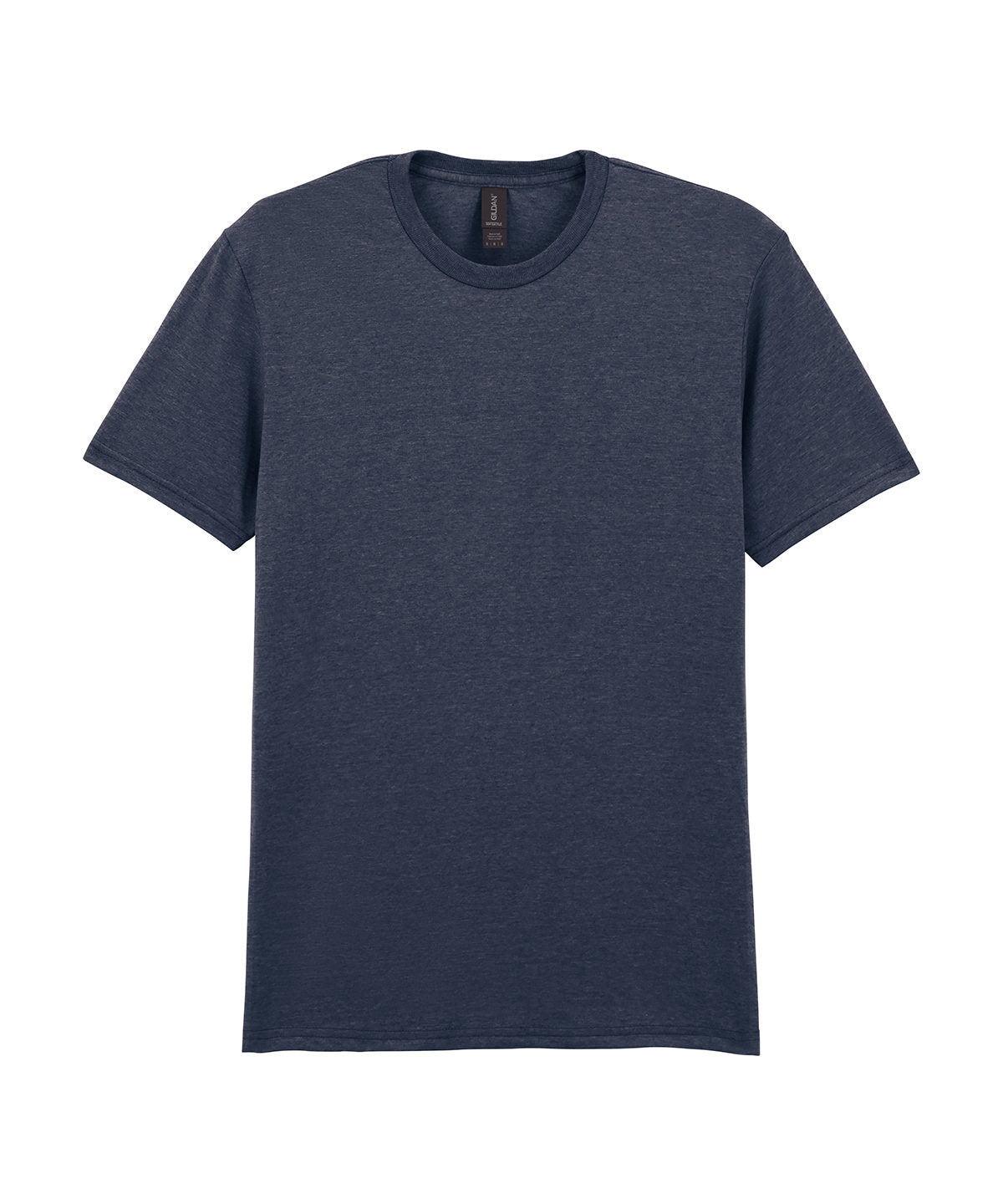 Camiseta de algodn ringspun para adultos estilo Softstyle | Azul Jaspeado
