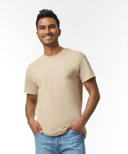 Camiseta de algodn pesado para adultos | Negro