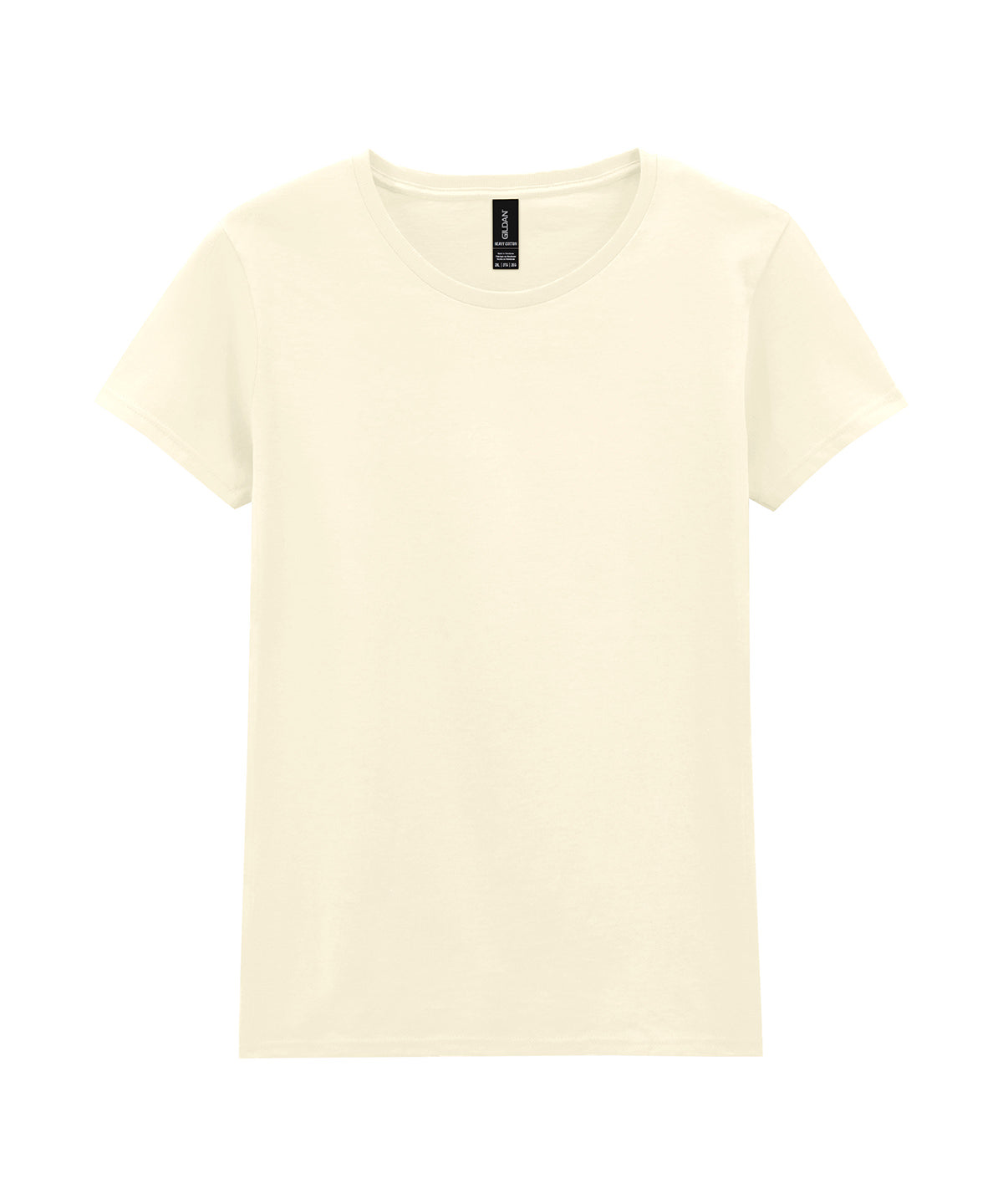 Camiseta de algodn grueso para mujer | Blanco Roto - Marfil Claro
