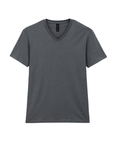 Camiseta de cuello en V Softstyle | Gris Plomo