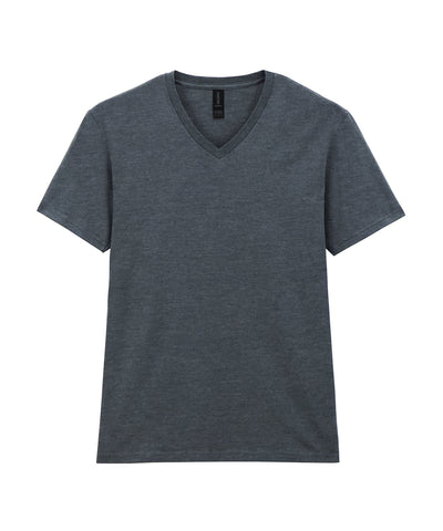 Camiseta de cuello en V Softstyle | Gris Antracita