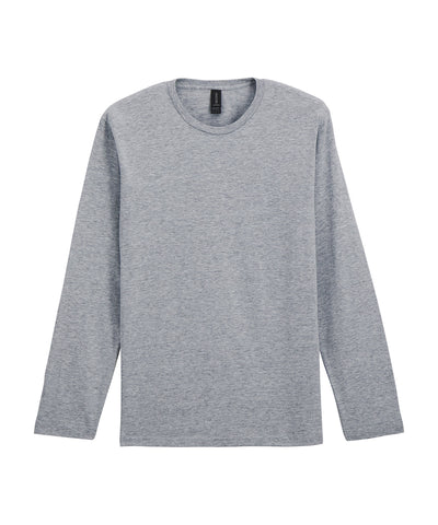 Camiseta de manga larga Softstyle | Gris Deportivo - Gris Deportivo Claro