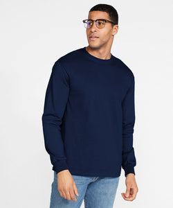 Camiseta de manga larga para adulto Ultra Cotton | Negro