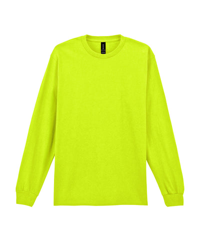 Camiseta de manga larga para adulto Ultra Cotton | Verde De Seguridad