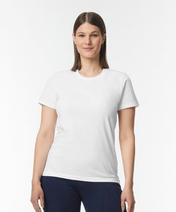 Camiseta de mujer de peso medio y estilo suave Softstyle | Negro Profundo