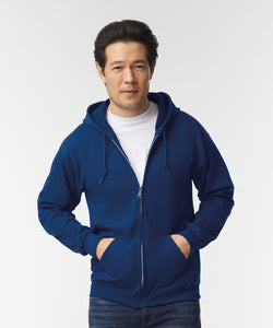Sudadera con capucha y cremallera completa Heavy Blend | Negro