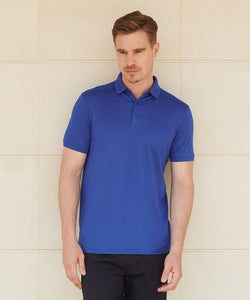 Camiseta polo elstica con acabado que absorbe la humedad (corte entallado) | Verde Botnico