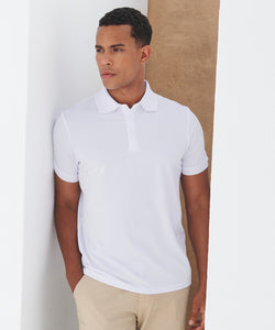 Camiseta polo de polister reciclado | Negro