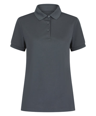 Polo de mujer de polister reciclado | Gris Carbn