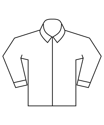 Camisa Coolplus® de manga larga con tacto de algodn | Blanco