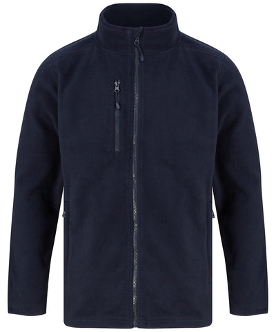 Chaqueta de microfelpa de polister reciclado | Azul Marino