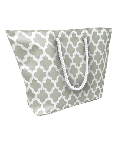 Bolsa trmica para playa | Gris/Blanco