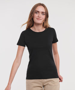 Camiseta orgnica pura para mujer | Negro