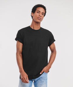 Camiseta clsica de peso pesado de algodn ringspun | Negro