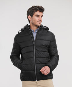 Chaqueta con capucha Nano | Negro