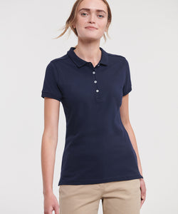 Polo elstico para mujer | Negro