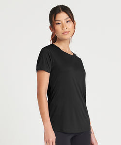Camiseta fresca y suave para mujer | Negro Profundo
