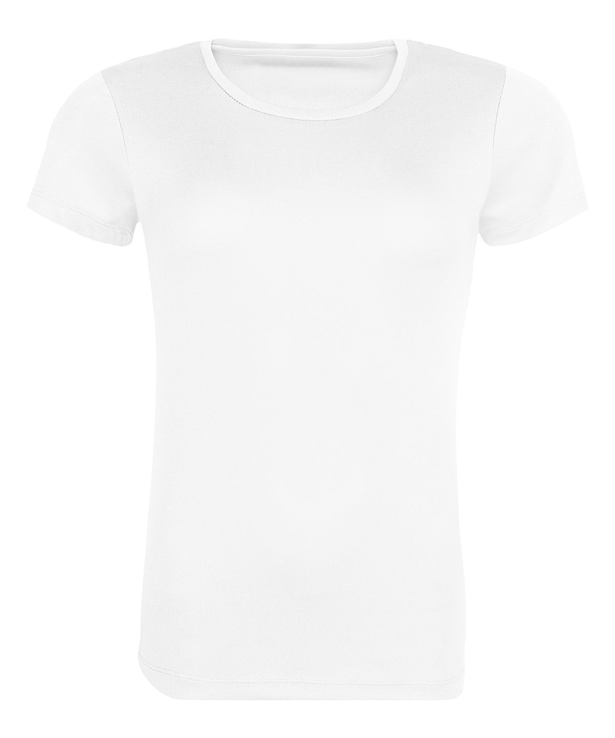 Camiseta fresca reciclada para mujer | Blanco Glaciar
