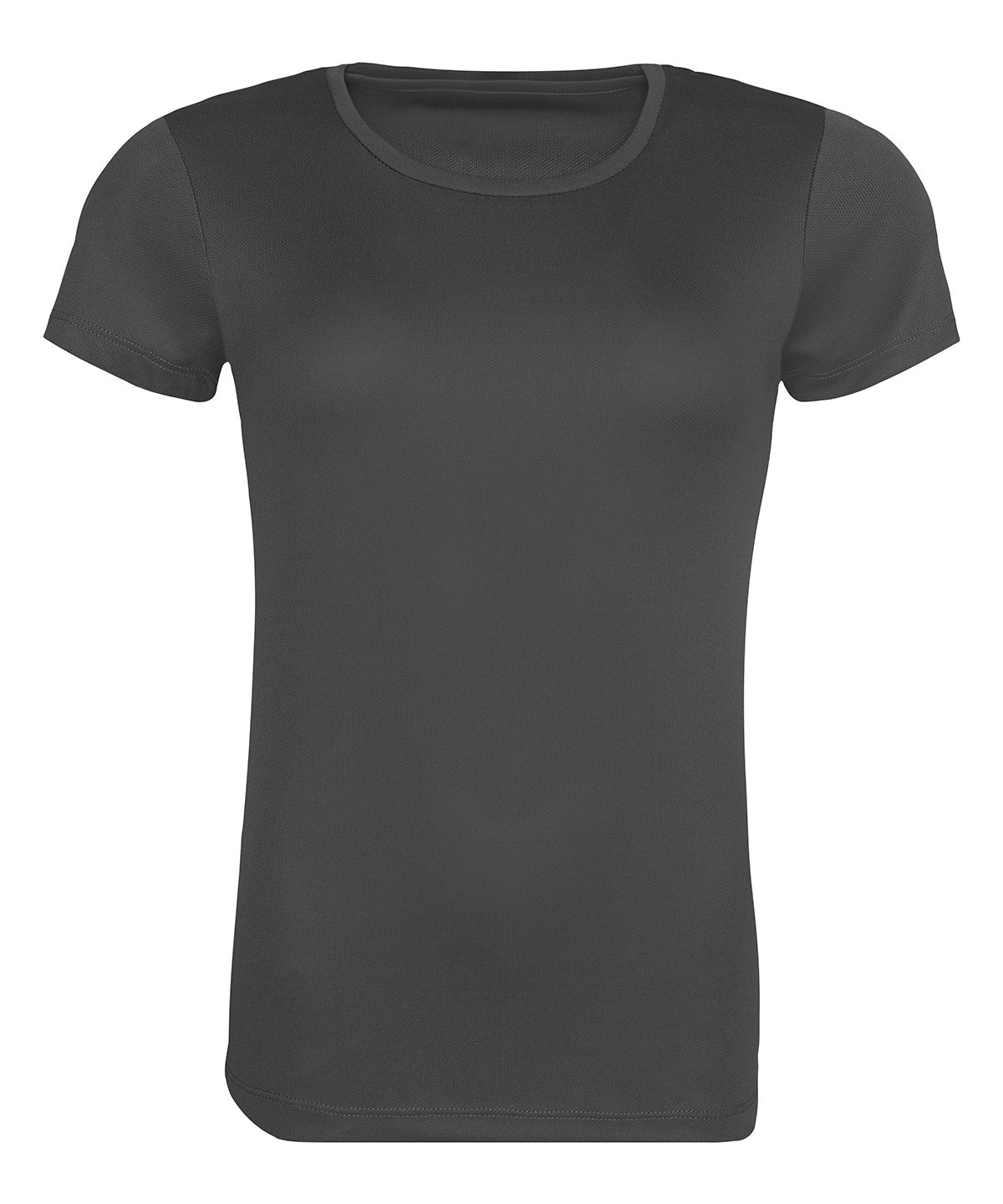 Camiseta fresca reciclada para mujer | Gris Carbn