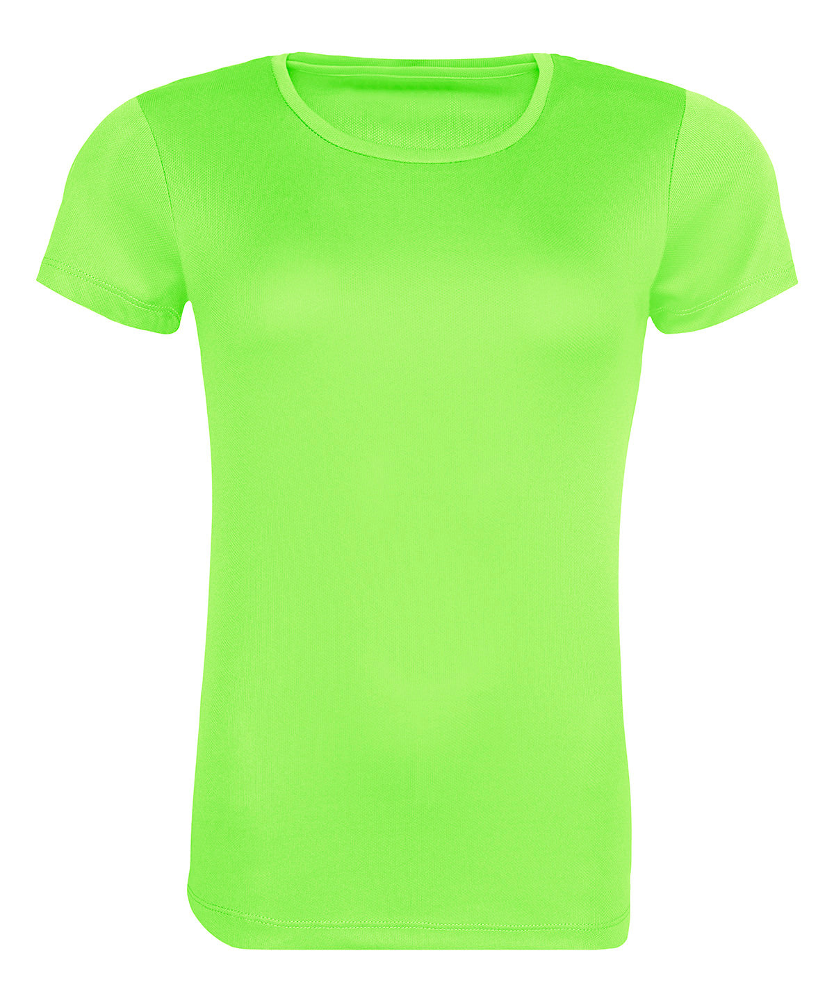 Camiseta fresca reciclada para mujer | Verde Elctrico
