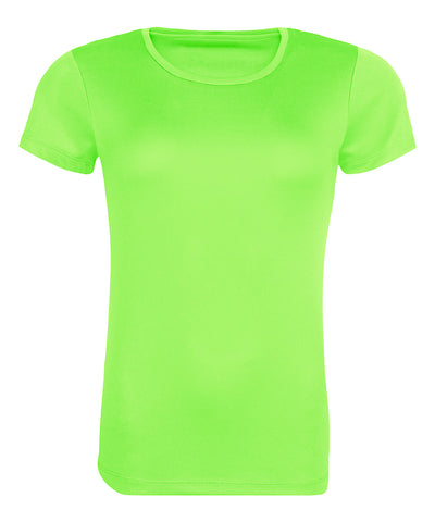 Camiseta fresca reciclada para mujer | Verde Elctrico