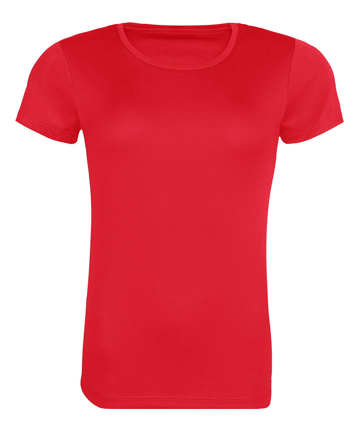 Camiseta fresca reciclada para mujer | Rojo Ardiente