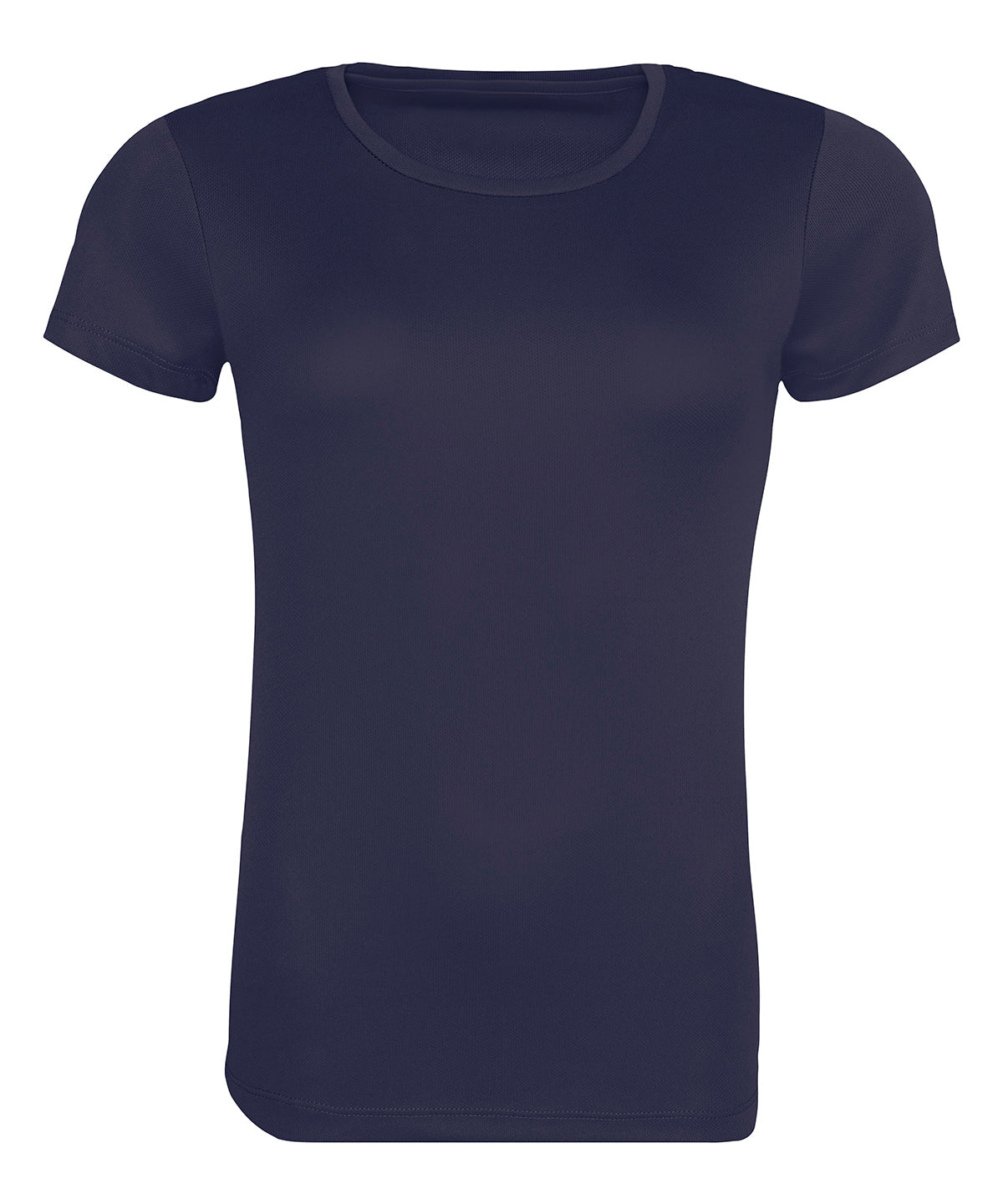 Camiseta fresca reciclada para mujer | Azul Marino Francs Claro