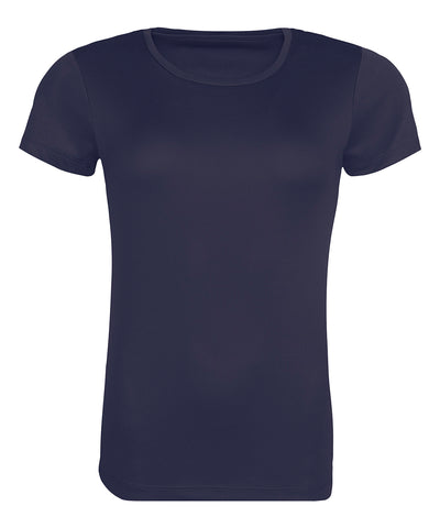 Camiseta fresca reciclada para mujer | Azul Marino Francs Claro
