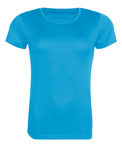 Camiseta fresca reciclada para mujer | Azul Zafiro Claro