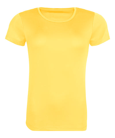 Camiseta fresca reciclada para mujer | Amarillo Brillante