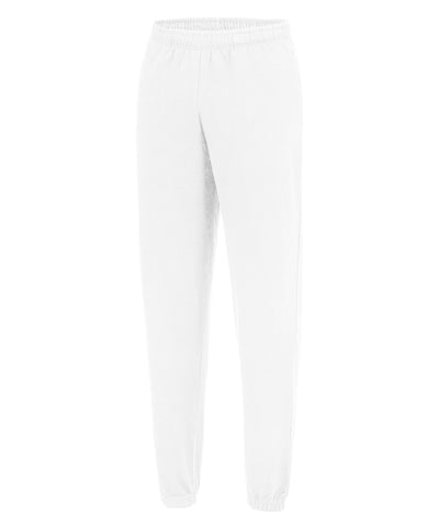 Pantalones de chndal con puos para la universidad | Blanco Nieve