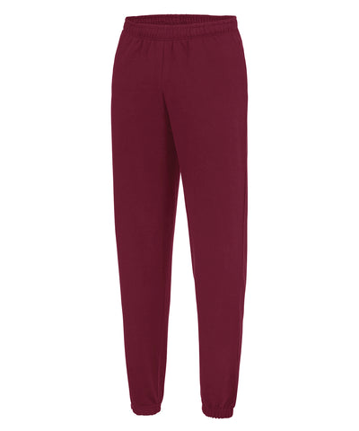 Pantalones de chndal con puos para la universidad | Granate