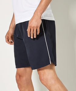 Pantaln corto de pista Gamegear® (corte clsico) | Negro/Blanco