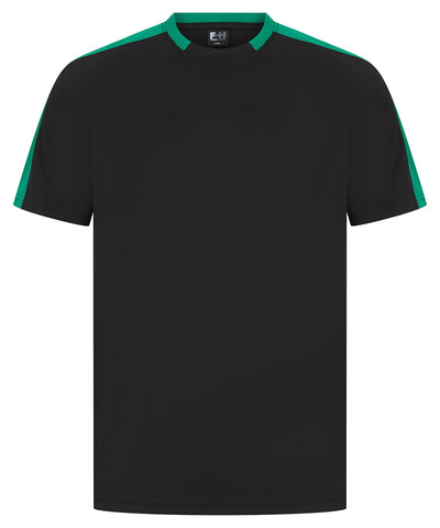 Camiseta de equipo unisex | Negro/Esmeralda
