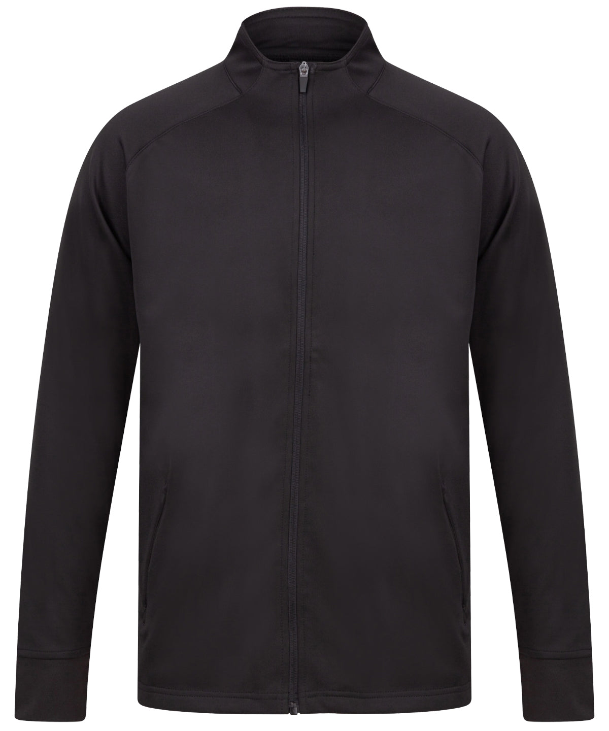 Sudadera de chndal de punto | Negro - Negro Carbn Oscuro