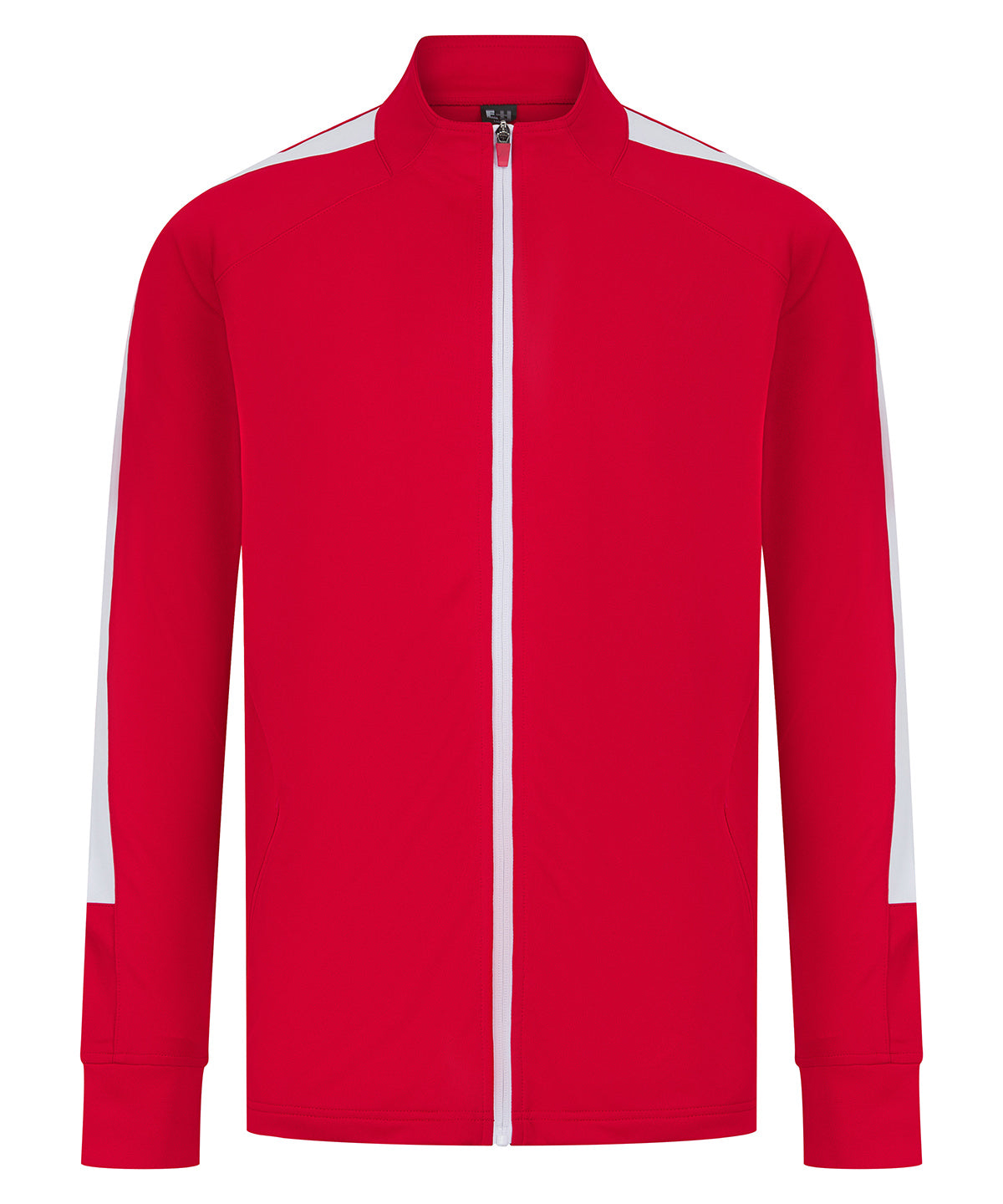 Sudadera de chndal de punto | Rojo/Blanco